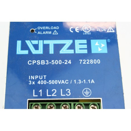 LUTZE 722800 CPSB3-500-24 (B434)