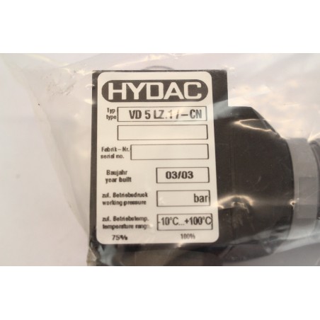 HYDAC VD5LZ1CN VD 5 LZ.1/-CN Capteur indicateur pression (B21)