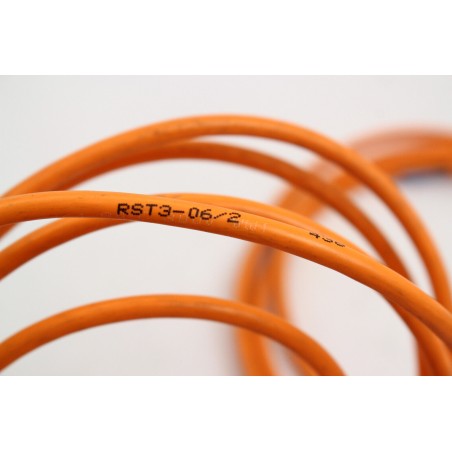 2Pcs LUMBERG RST3062 RST3-06/2 Cable M12 2M 3 pins (B808)