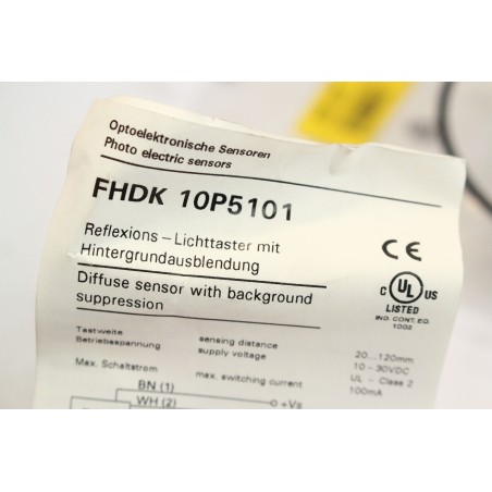 BAUMER FHDK 10P5101 Capteur lumière réflexion No box (B795)