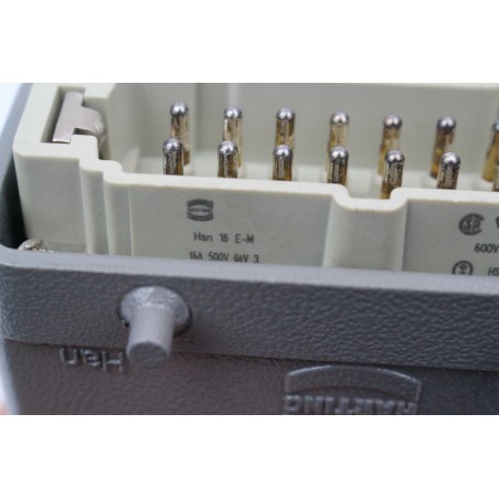 HARTING Han16EM Han 16 E-M 16 pins connecteur femelle No box (B554)