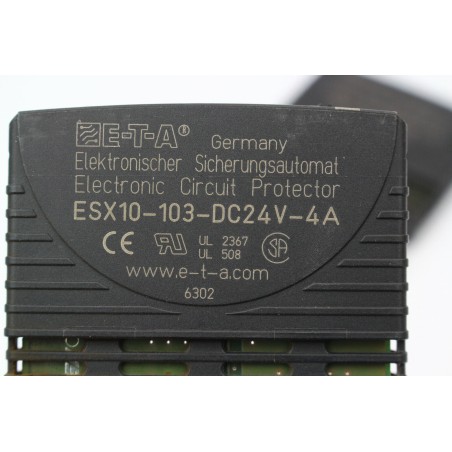 2Pcs E-T-A ESX10103DC24V4A ESX10-103-DC24V-4A Disjoncteur (B555)