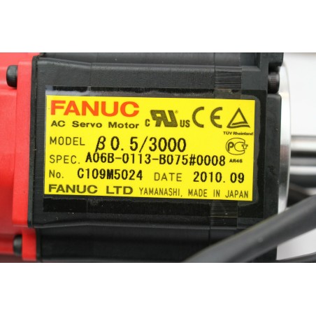 FANUC NS03925 A06B-0113-B075 AC servo motor Open box (B639)
