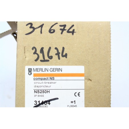 MERLIN GERIN 31674 NS250H Interrupteur 250A (B640)