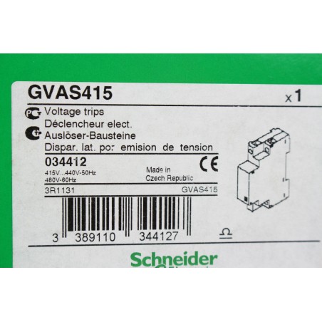 SCHNEIDER ELECTRIC 034412 GVAS 415 Déclencheur électrique (B650)