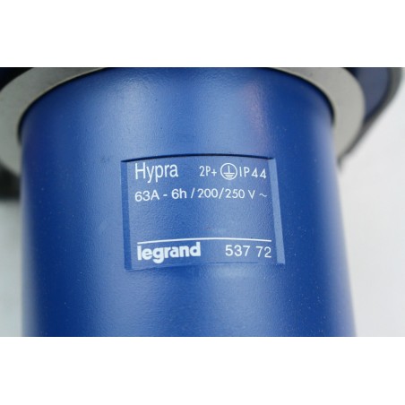 LEGRAND 537 72 Prise IP44 63A 2P +T (B652)
