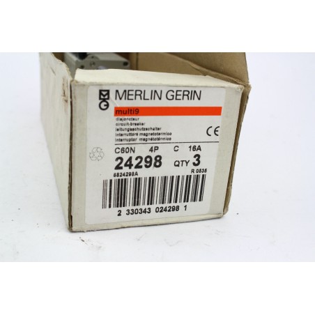 MERLIN GERIN 24298 C60N C16 multi9 16A (B428)