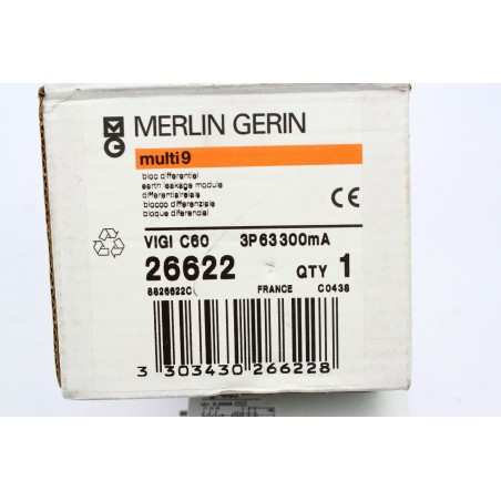 MERLIN GERIN 26622 Vigi C60 3P 63A 300mA (B428)