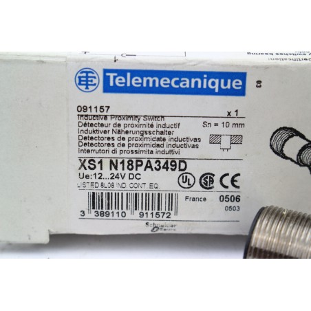 Telemecanique XS1N18PA349D XS1 N18PA349D 091157 (B429)