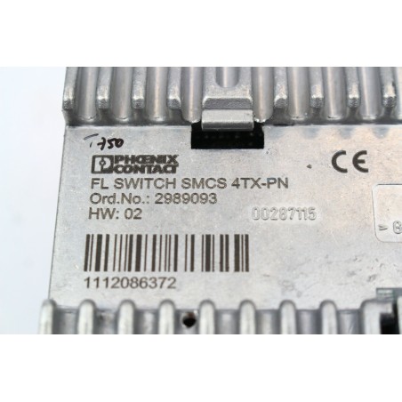 PHOENIX CONTACT 2989093 FL Switch SMCS 4TX-PN (B434)