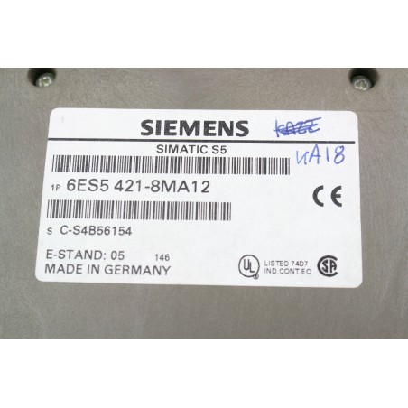 Siemens 6ES54218MA12 6ES5 421-8MA12 No box (B463)