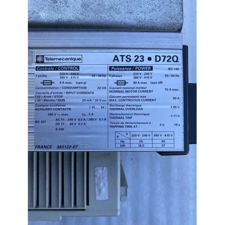 Telemecanique ATS23PD72Q (P35)