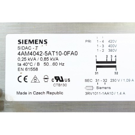 Siemens 4AM40425AT100FA0 4AM4042-5AT10-0FA0 Sitas – T (B472)