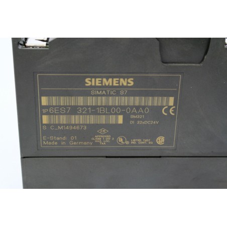 Siemens 6ES7 321-1BL00-0AA0 fenêtre cassée (b281)