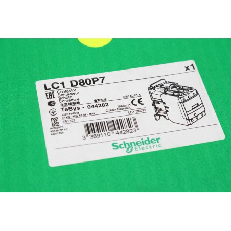 SCHNEIDER ELECTRIC LC1D80P7 TESYS -044282 (B85)