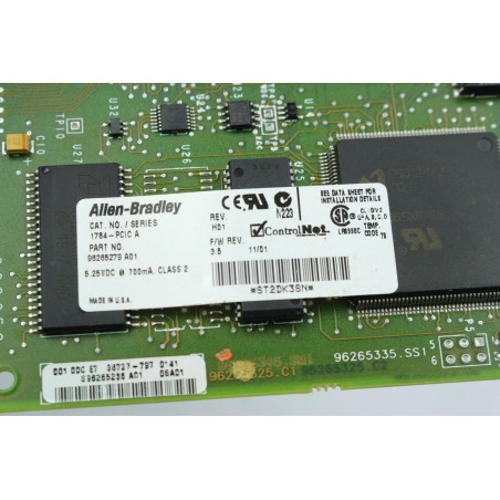 ALLEN BRADLEY 96265279 A01 1784-PCIC A Controlnet carte (B666)