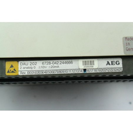 AEG AS-BDAU-202 I/O Module DAU 202 Open box (B670)