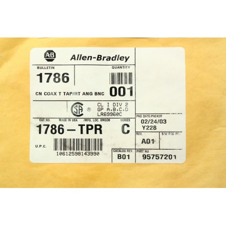 ALLEN BRADLEY 95757202 1786-TPR/C CN Coaxial + accessories (B670)