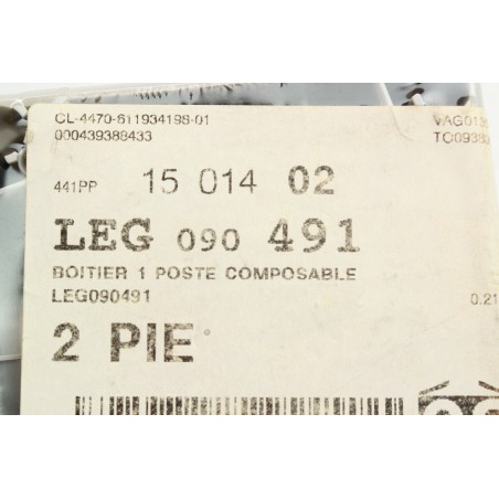 LEGRAND 090 491 Boitier 1 poste composable + Prise Plexo (B709)