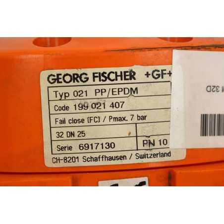 GEORG FISCHER 10 021 PP/EPDM Membrane vanne Unused (B21)