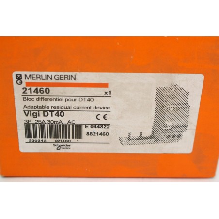 MERLIN GERIN 21460 VIGI DT40 Bloc differentiel 25A 30mA (B810)