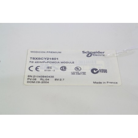 MODICON PREMIUM SCHNEIDER ELECTRIC TSXSCY21601 (b90)
