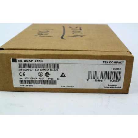 SCHNEIDER ELECTRIC AS-BDAP-216N TSX Compact Output Module Open box (B671)