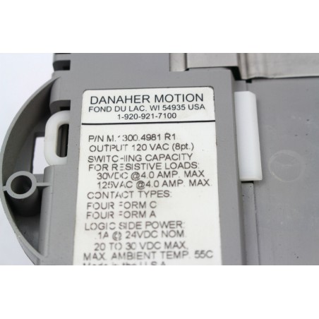 DANAHER MOTION M13004981R1 M.1300.4981 R1 Relais module (B523)