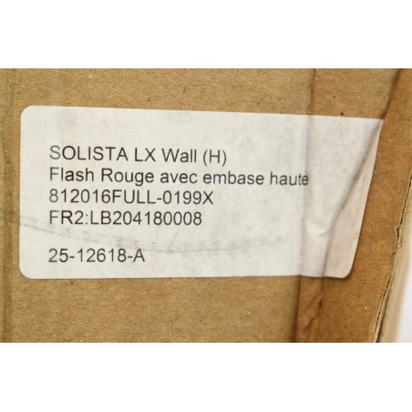 Solista Maxi 25-12618-A FLASH LUMINEUX ROUGE avec embase Box damaged (B871)