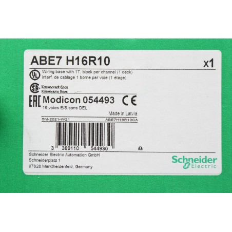 SCHNEIDER ELECTRIC 054493 ABE7H16R10 wiring base (B603)
