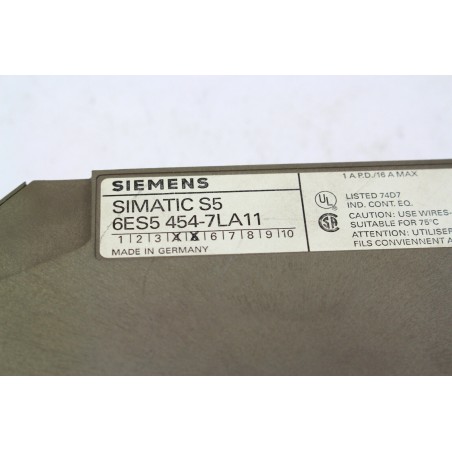 Siemens 6ES5 454-7LA11 Plastic damaged (B380)