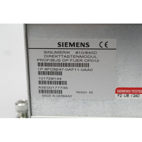 Siemens Sinumerik 810/840D 6FC5247-0AF11-0AA0 (b210)