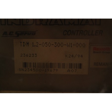 INDRAMAT 942502 TDM 1.2-050-300-W1-000 AC servo control (B772)