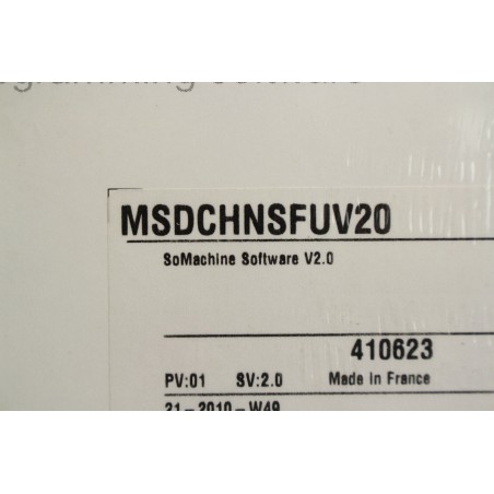 Schneider 410623 MSDCHNSFUV20 Software licence (B910)