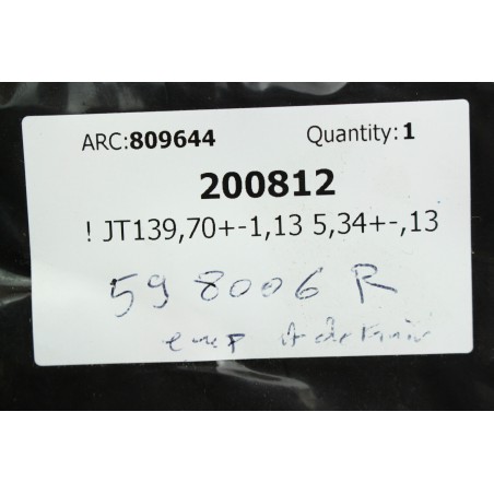 // 809644 Joint torique JT 139,70mm x 5,34mm 200812 (B900)