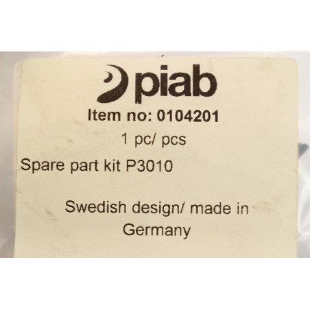3Pcs Piab 0104201 0104201 Spare part kit P3010 (B900)
