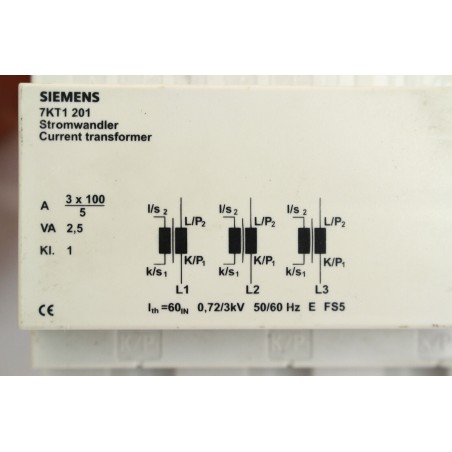 Siemens 7KT1201 7KT1 201 Transformateur courant (B907)