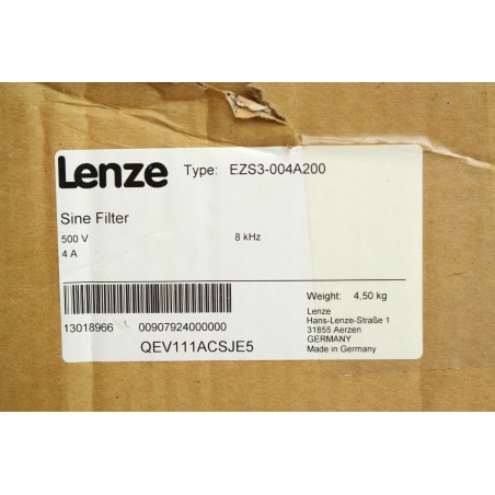 Lenze 13018966 EZS3-004A200 L-Force Filtre Box damaged (B907)