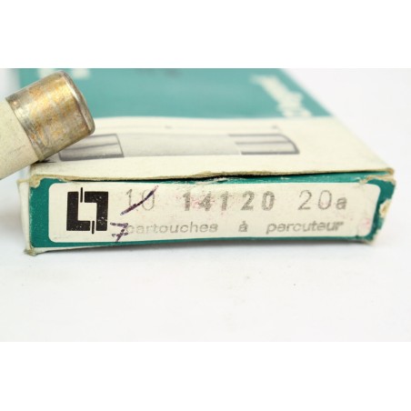 7Pcs Legrand 141 20 FUSIBLE Percuteur 20A 14x51mm (B921)