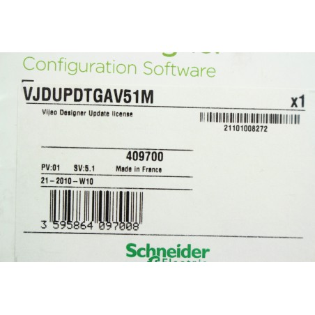 Schneider 409700 VJDUPDTGAV51M Software (B916)