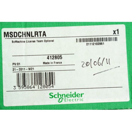 Schneider 412805 MSDCHNLRTA Software (B916)