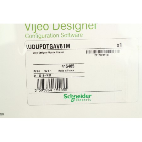 Schneider 415485 VJDUPDTGAV61M Software (B916)