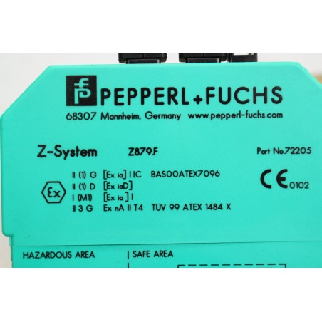 Pepperl + Fuchs 072205 Z 879.F Barrière de sécurité (B909)