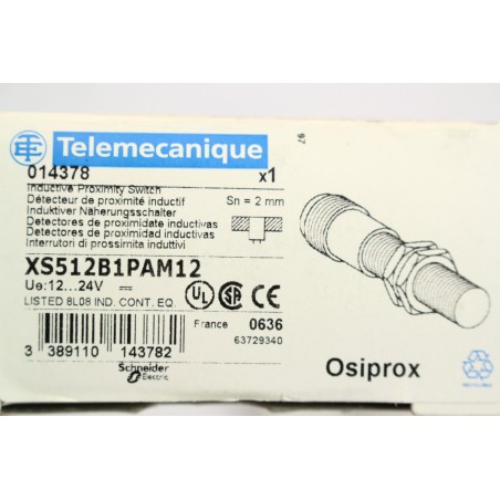 2Pcs Telemecanique 014378 XS512B1PAM12 Capteur induction (B928)