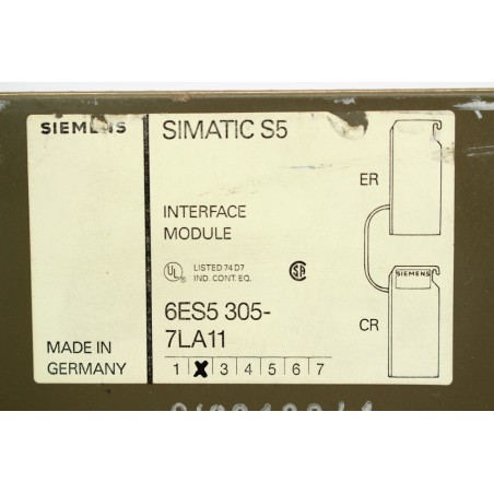 Siemens 6ES53057LA11 6ES5 305-7LA11 MI 305 Interface module (B931)