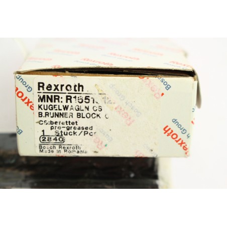 Rexroth R165181220 Slider linéraire sur roulement (B927)