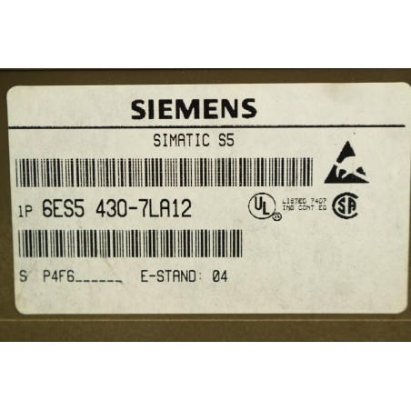 Siemens 6ES54307LA12 6ES5 430-7LA12 I/O module Broken door (B930)
