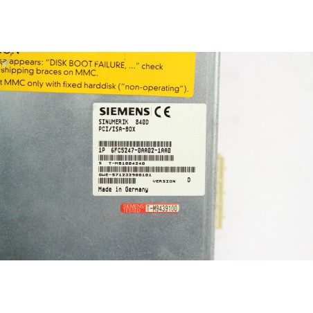 Siemens 6FC52470AA021AA0 6FC5247-0AA02-1AA0 Sinumerik PCI/ISA box (B925)