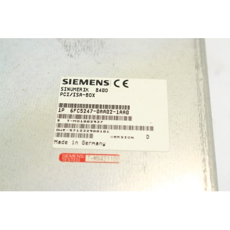 Siemens 6FC52470AA021AA0 6FC5247-0AA02-1AA0 Sinumerik PCI/ISA box (B926)