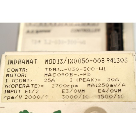 Indramat TDM 3.2-030-300-W1 + Module MOD13/1X0050-008 (P49.10)